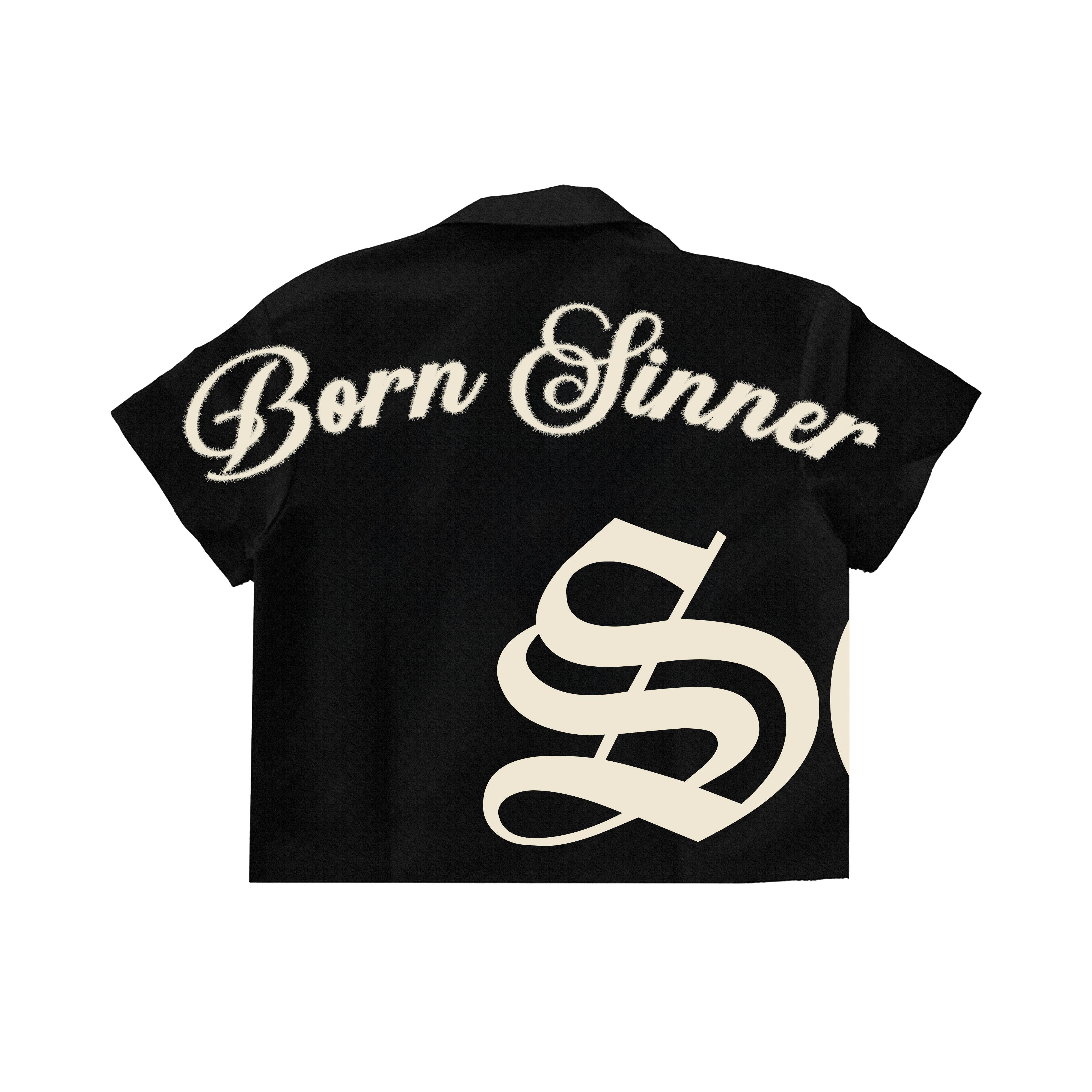 Sinner’s Statement Shirt- Black