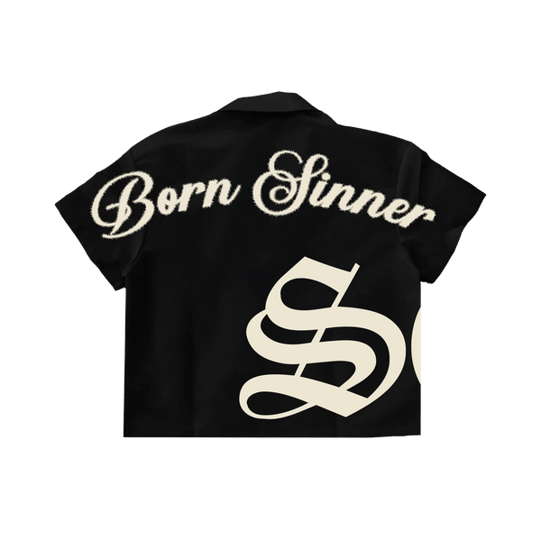 Sinner’s Statement Shirt- Black