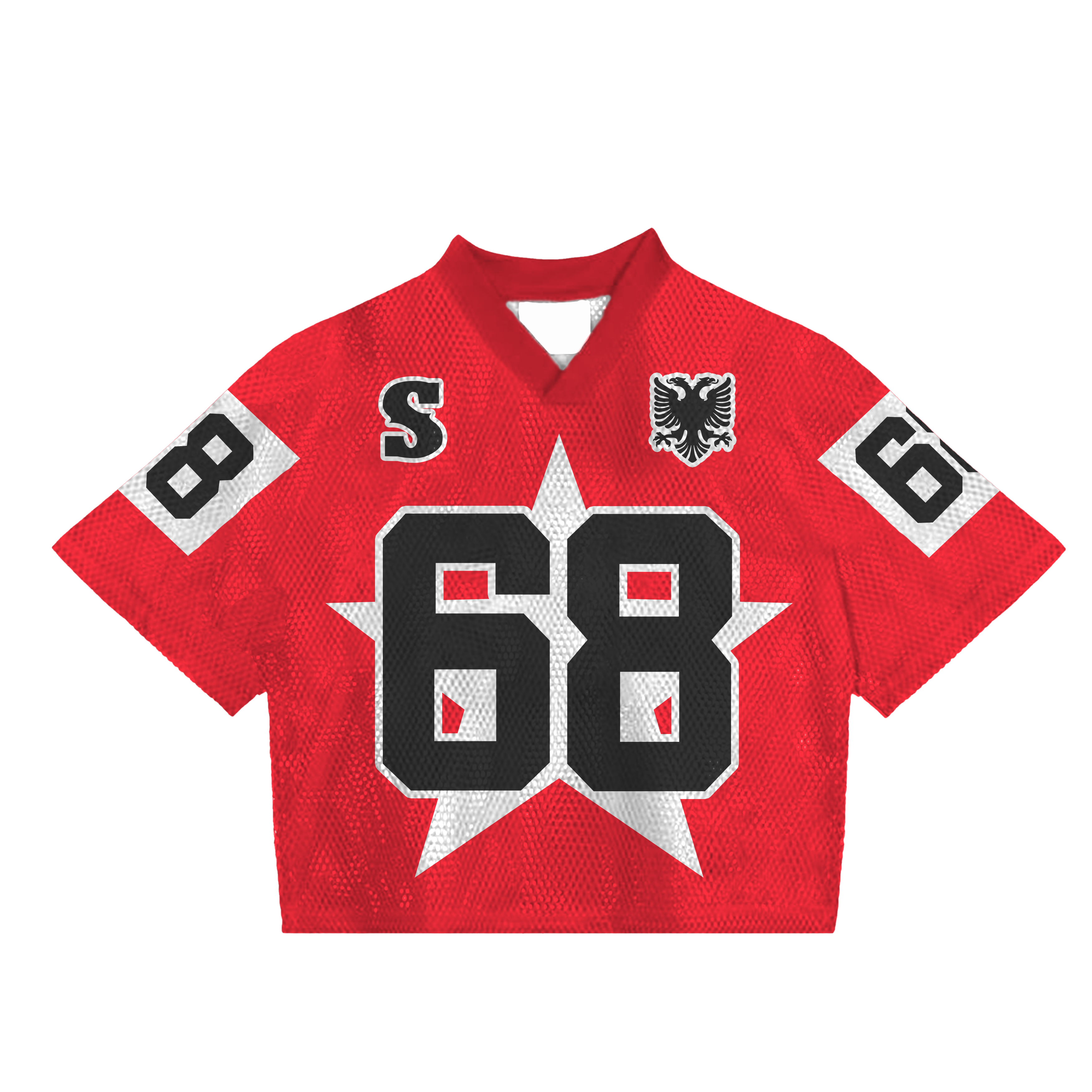 Red jersey 68