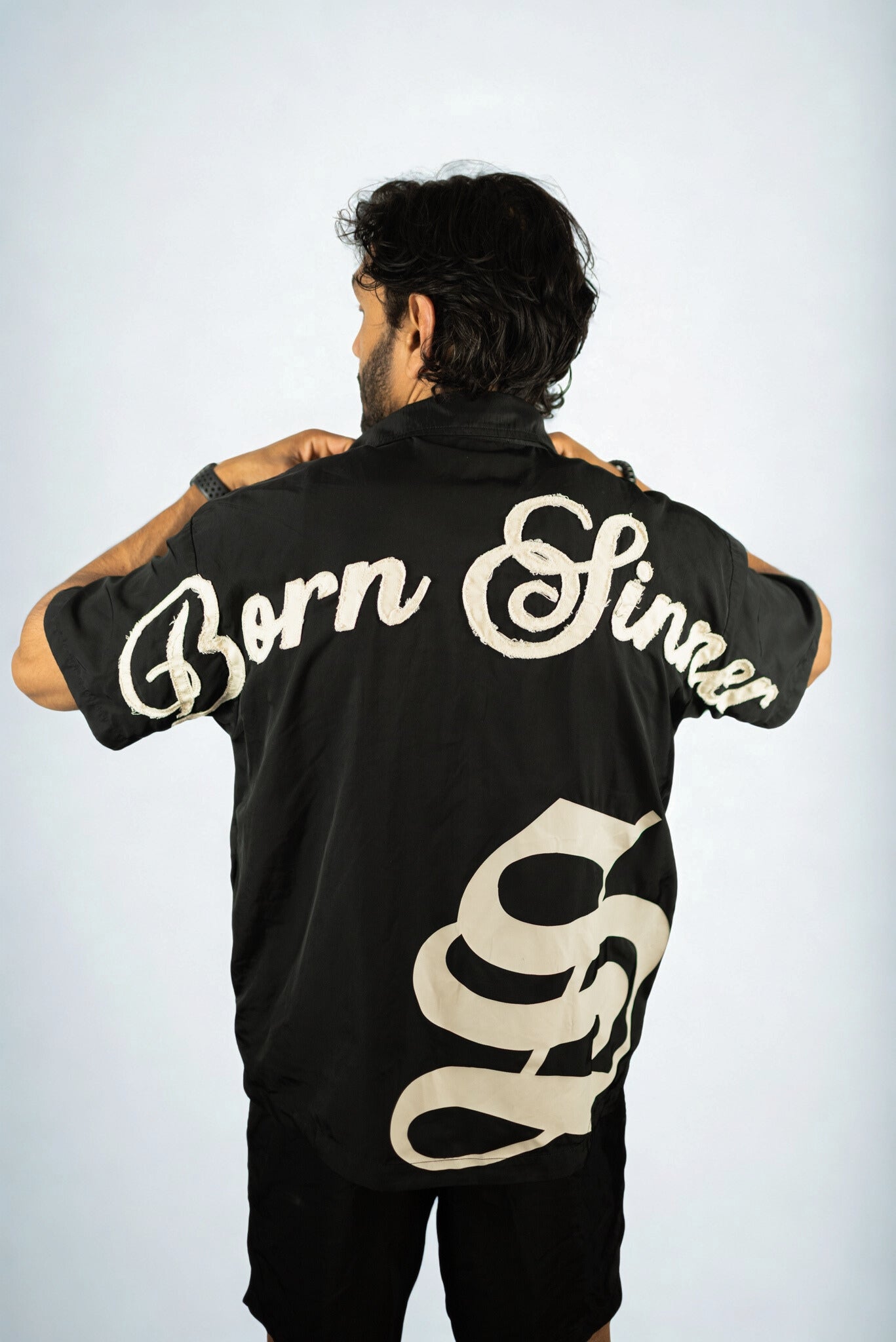 Sinner’s Statement Shirt- Black